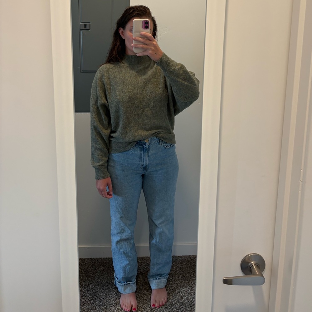H&M Olive Knit Sweater